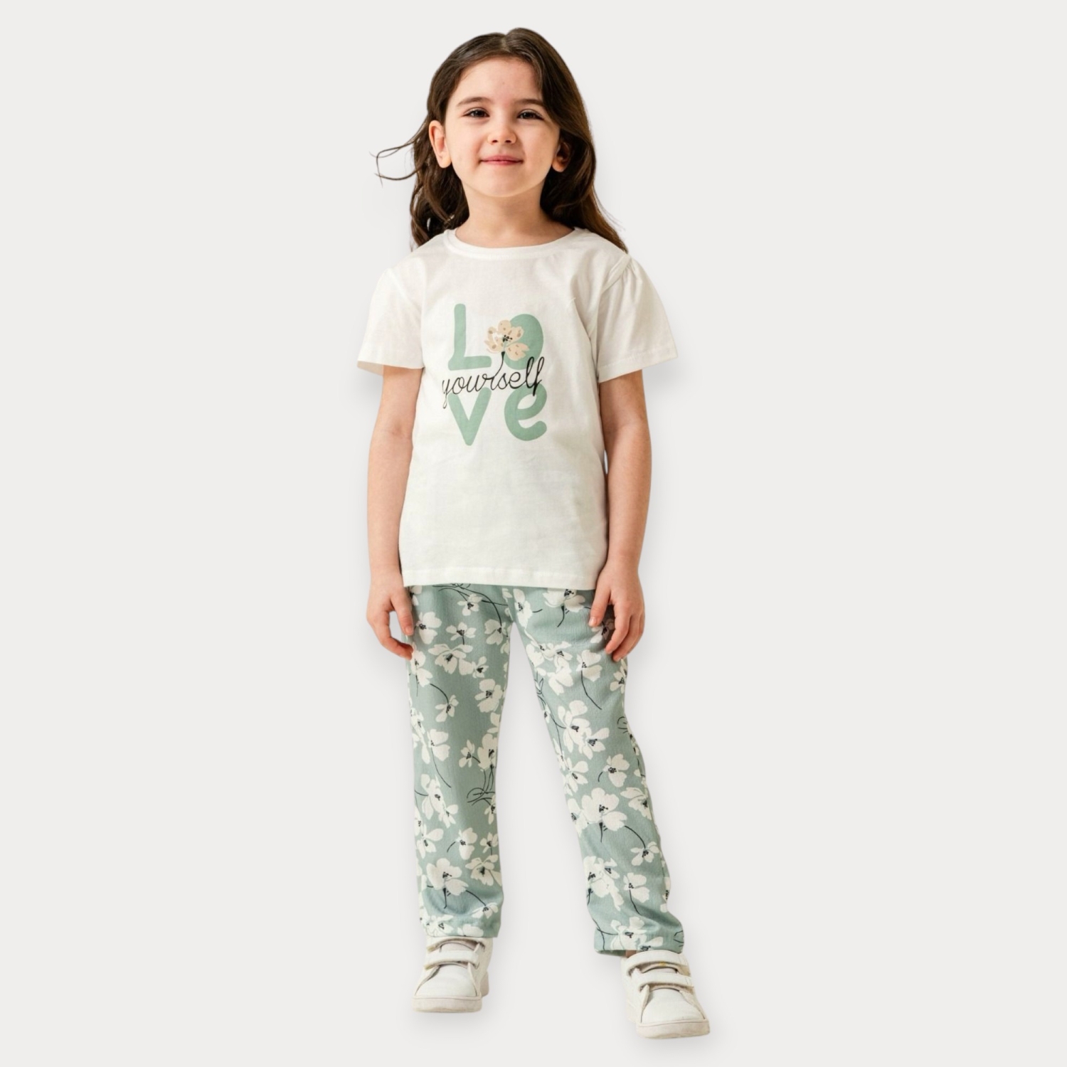 İstasyon Love Baskılı İkili Kız Takım 2-5 Y.