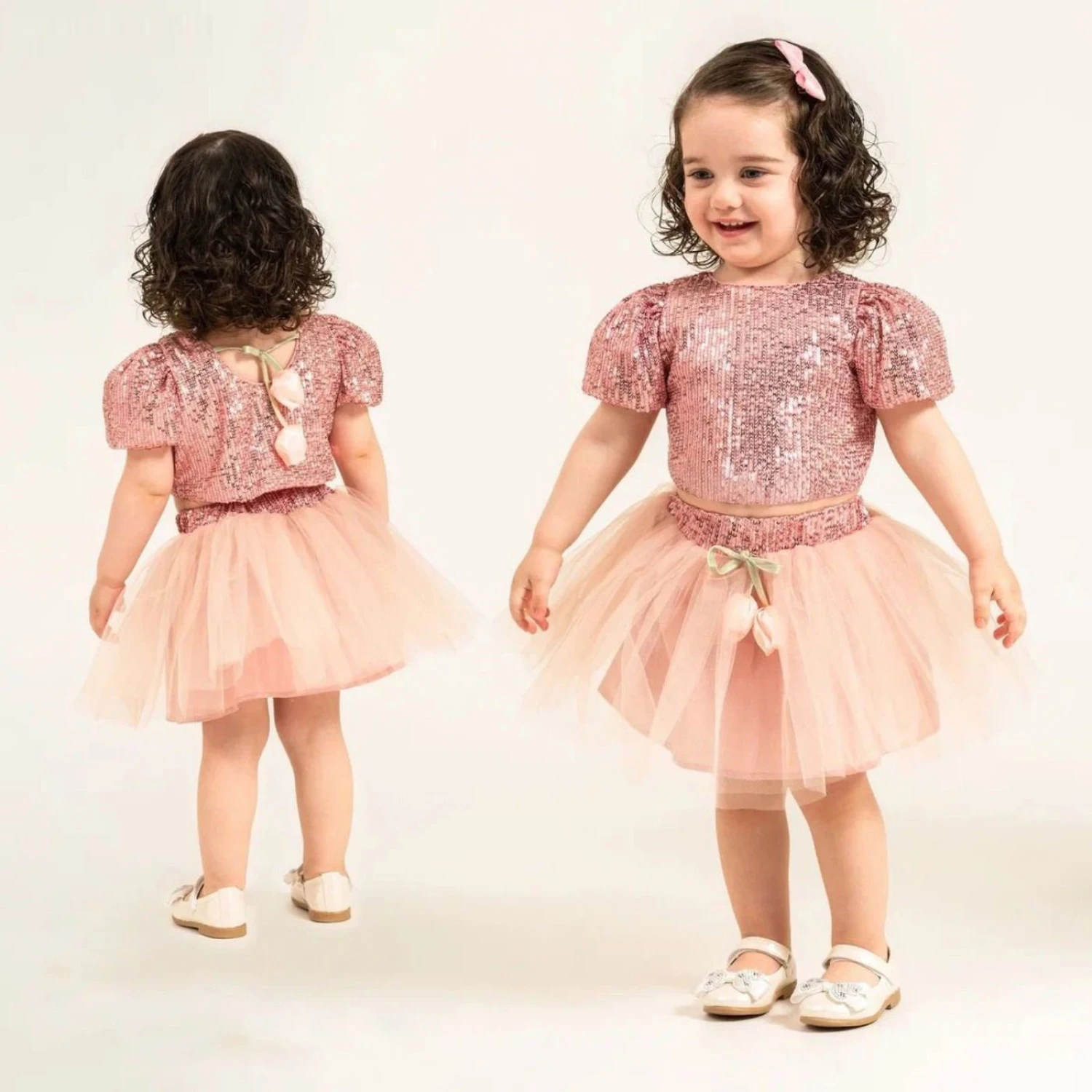 İSTASYON PUL PAYETLİ CROP ETEKLİ TAKIM 1-4 Y.