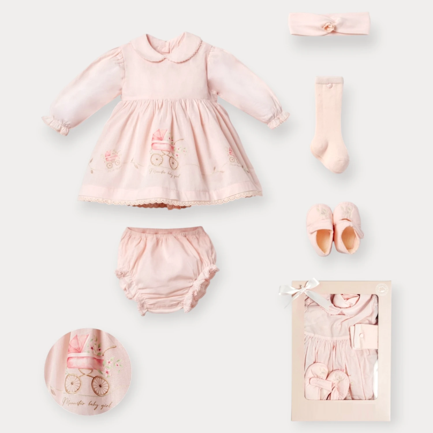 MOON STAR KIZ SET 3-6 AY (KUTULU)