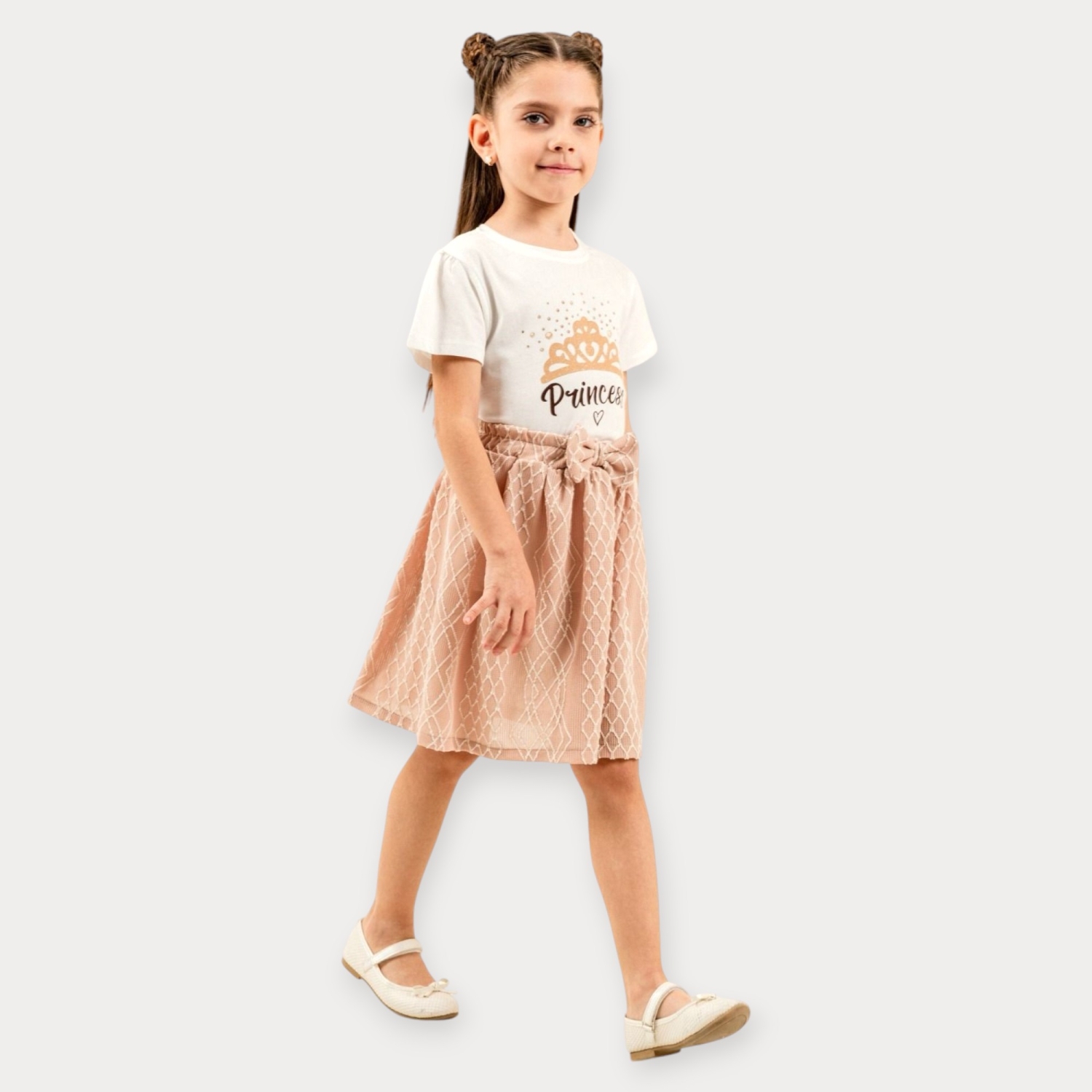 İstasyon Prıncess Baskılı İkili Kız Takım 2-5 Y.