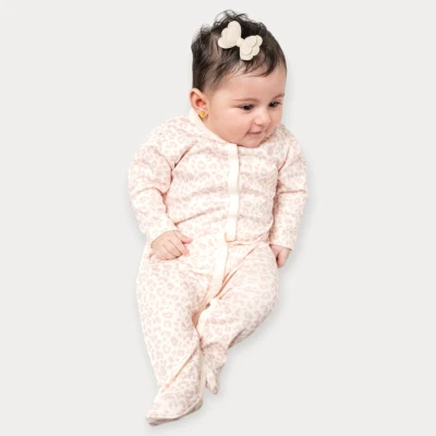 MOON STAR LEOPAR DESENLİ KIZ TULUM 3-6-9 AY