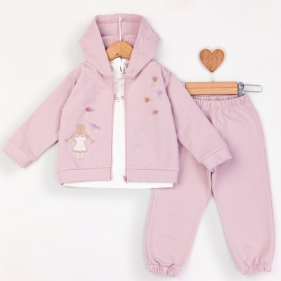 Baby Rose Kız Nakışlı Eşofman Takım 9-24 Ay
